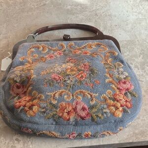 Christine Custom of Detroit Needlepoint Bag